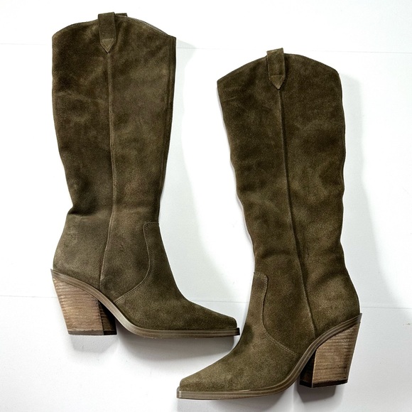 Vince Camuto Afelia Women’s Knee High Suede Leather Boot - Picture 7 of 10